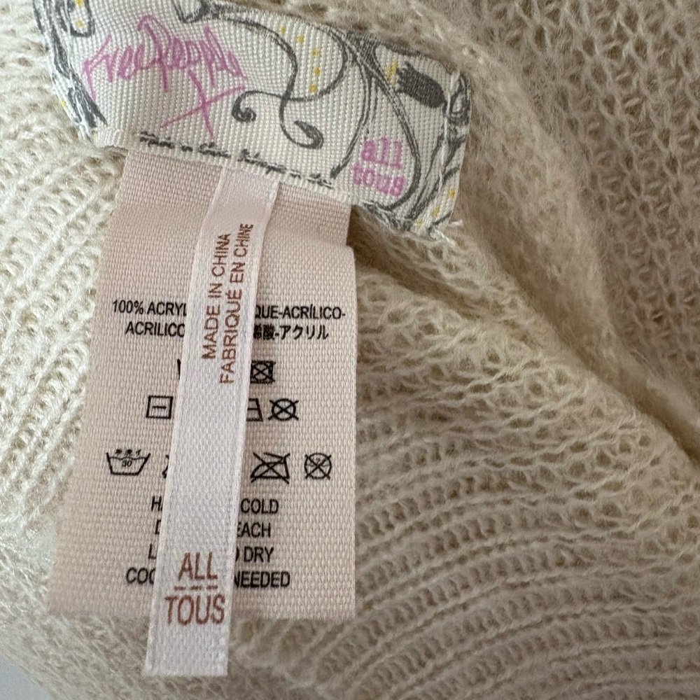 Free People Knit Scarf Blanket Wrap